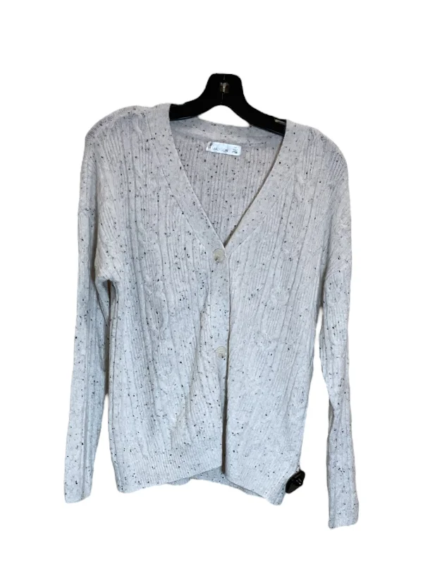 Women's Keyhole Collar SweatersSweater Cardigan By 89th And Madison In White, Size: S