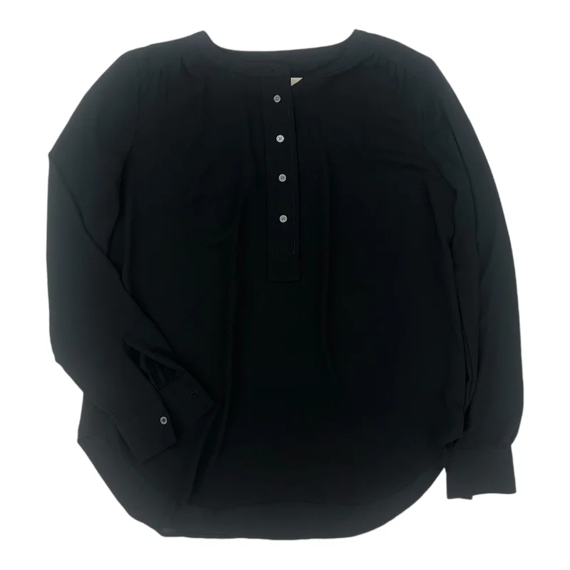 Women's Blouse for OfficeBlouse Ls By Loft In Black, Size:S