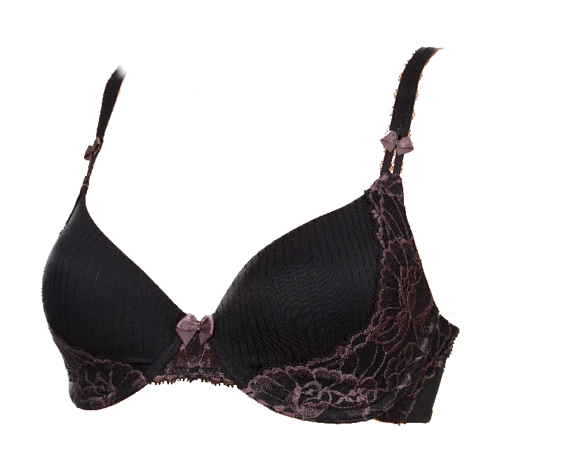 convertible bralettes for layeringAdored Black Padded Bra