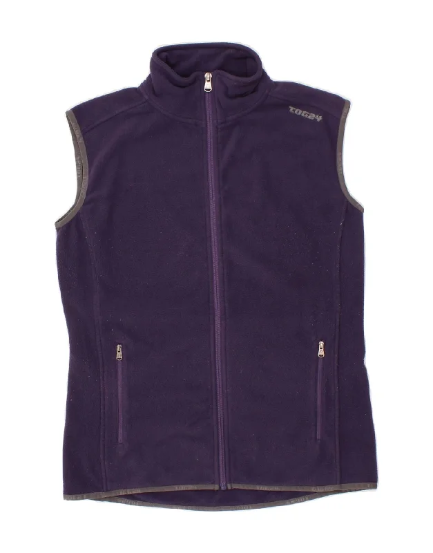 Women's Down CoatsTOG 24 Womens Fleece Gilet UK 10/12 Medium Purple Polyester