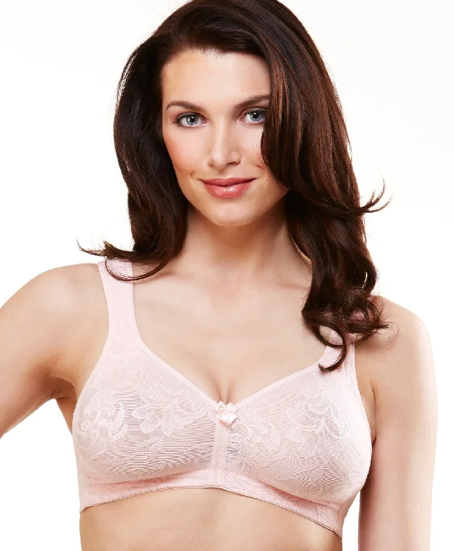 push-up bras for cleavageVERSAILLES Seamless Wire-Free Bra #13214 - Blush