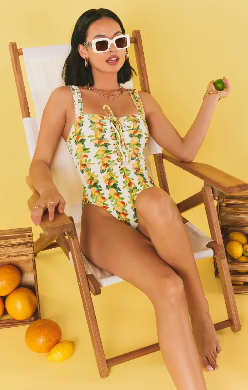 Lucia One Piece ~ Citrus in Georgia Rib