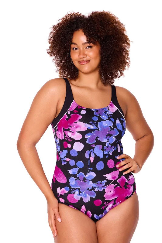 Genevieve Paper Flowers Swimsuit