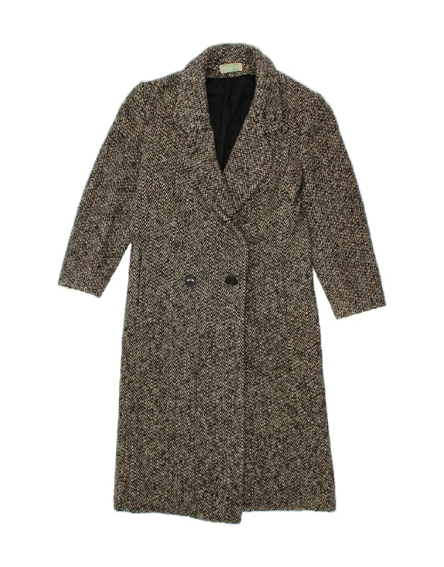 Women's Coats with Fur Trimmed CollarFASHION BY JILL Womens Overcoat UK 14 Medium Grey Wool