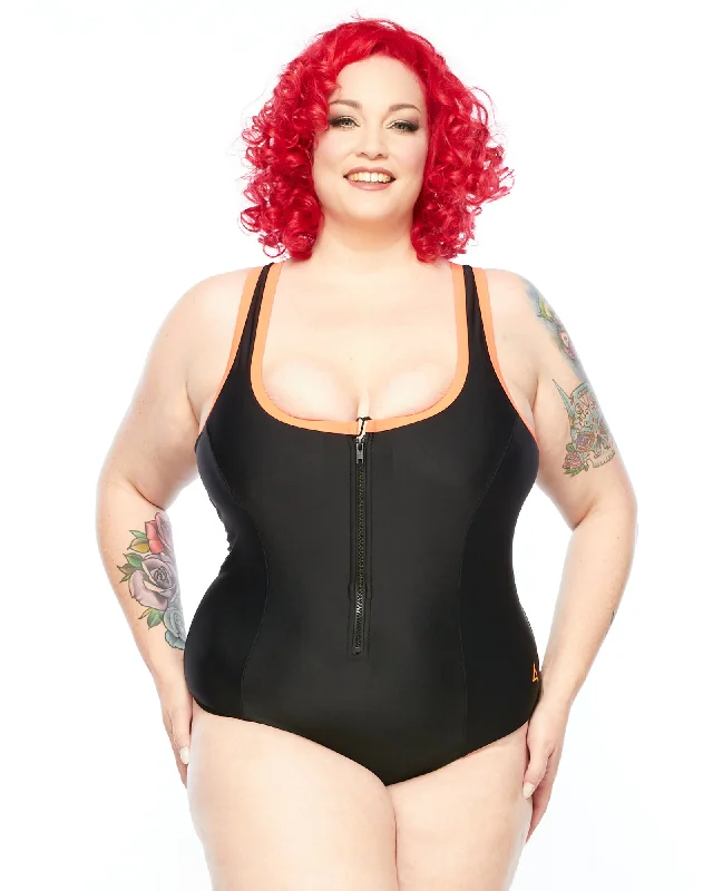 Racer Back Swimsuit - Zip (E-G)