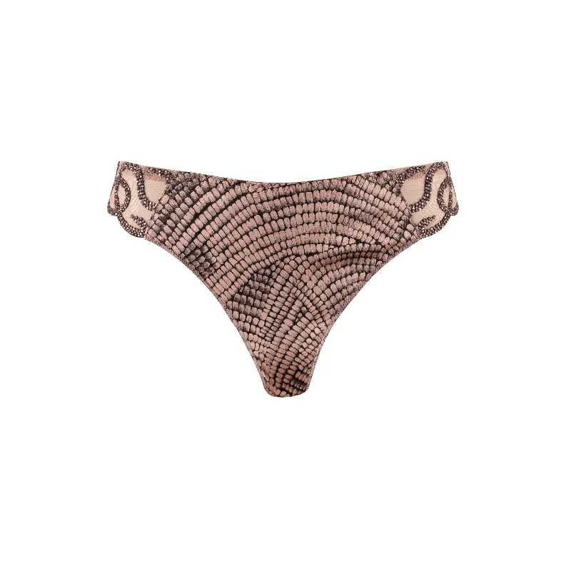 modal fiber breathable pantiesDivine -  Tanga 48265 STL Santal