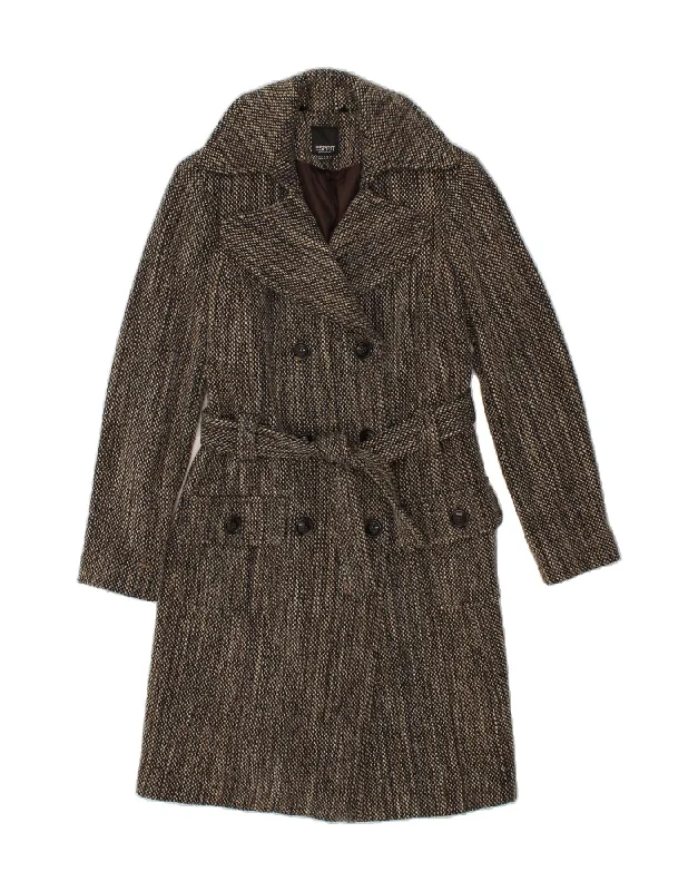 Women's Trench CoatsESPRIT Womens Overcoat UK 12 Medium  Grey Flecked