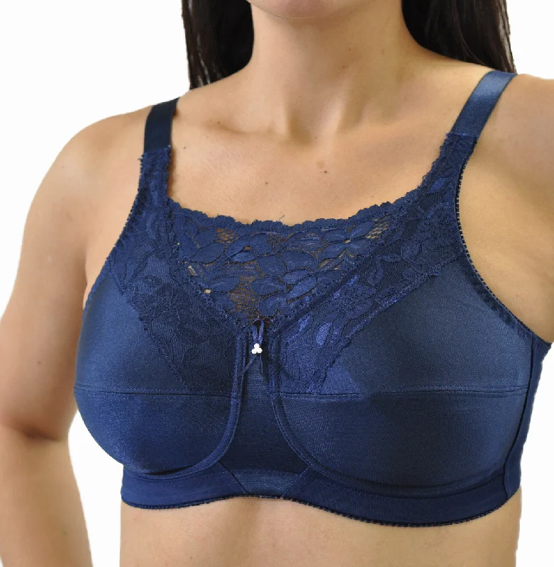 high-support sports bras for basketballNearly Me Lace Cami Mastectomy Pocket Bra 660