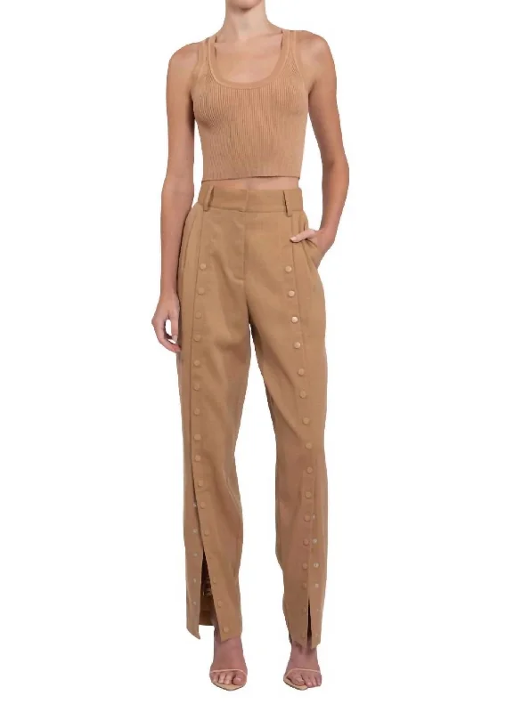 Women's Jodhpurs with Straight LegCyrus Pant In Sand