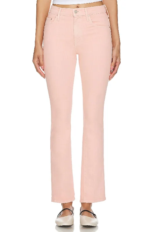 Women's Jodhpurs with Rounded CollarThe Insider Hover Jean In Peach Parfait