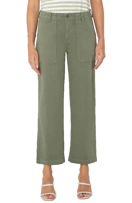 Women's Jodhpurs with PocketsCARGO WIDE LEG CROP