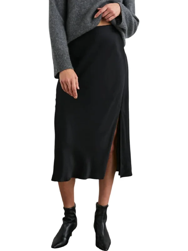 Women's Denim SkirtsMaya Skirt In Black