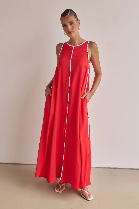 Women's Maxi DressesPalos Maxi Dress (Red)