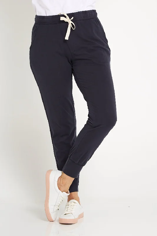 Women's Jodhpurs with DrawstringWash Out Lounge Pants - Navy