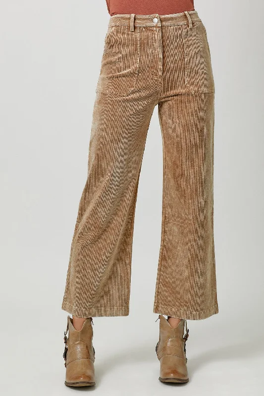 Women's Jodhpurs with Shirt CollarMaise Corduroy Trousers