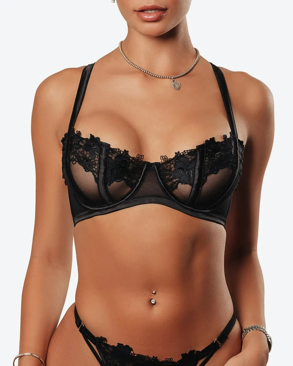 convertible bralettes for layeringFlorence Black Bra