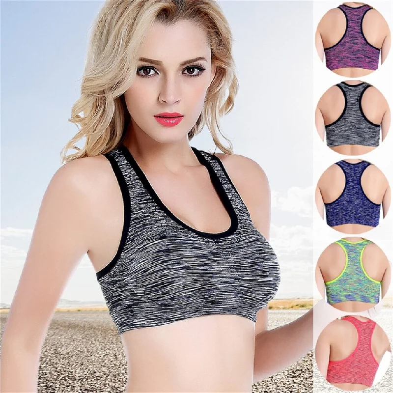 eco-friendly organic cotton lingerie setsSports High Stretch Bra Fashion Seamless Shapewear*