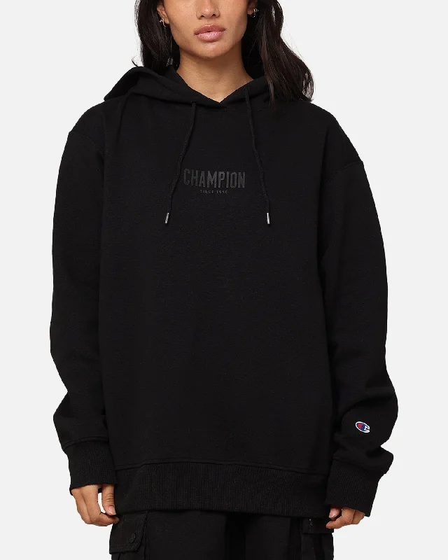 Women's Hooded Sweatshirts with Cinched WaistChampion Rochester Base Hoodie Black