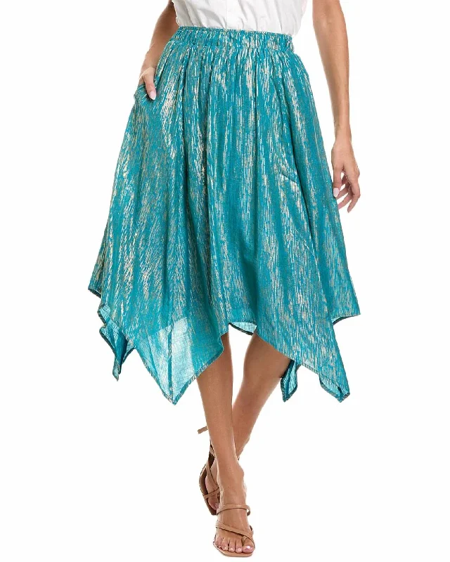 Women's Smooth SkirtsHandkerchief Skirt In Tahitian Tide