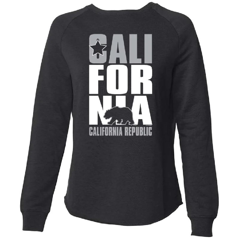 Women's Hooded CardiganCalifornia Republic Silver Super Soft Crewneck Sweater