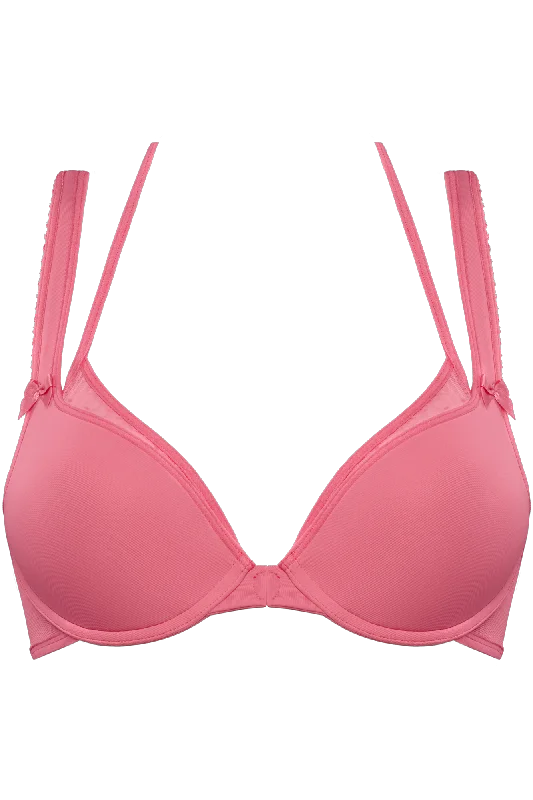 high-waisted cotton pantiesPeekaboo Push-Up Bra