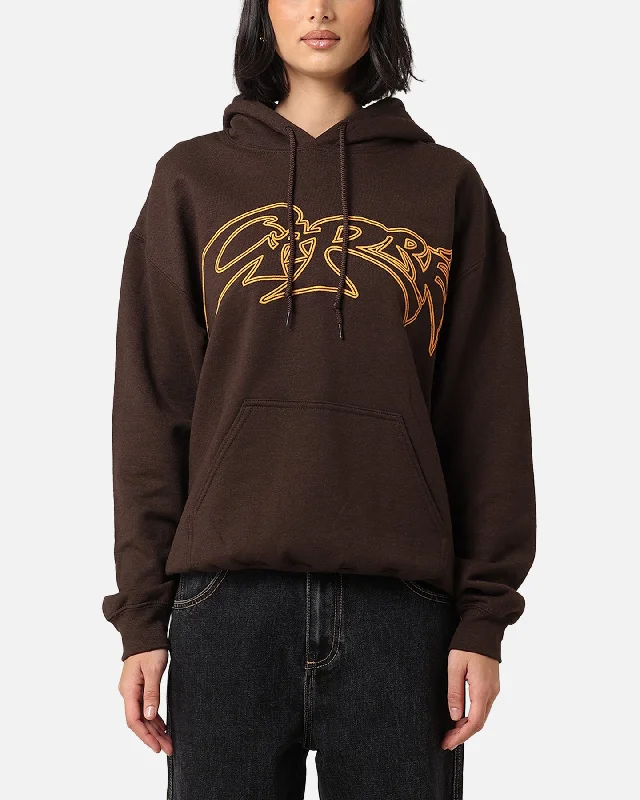 Women's Hooded PulloversCarre Rev 24 Hoodie Brown