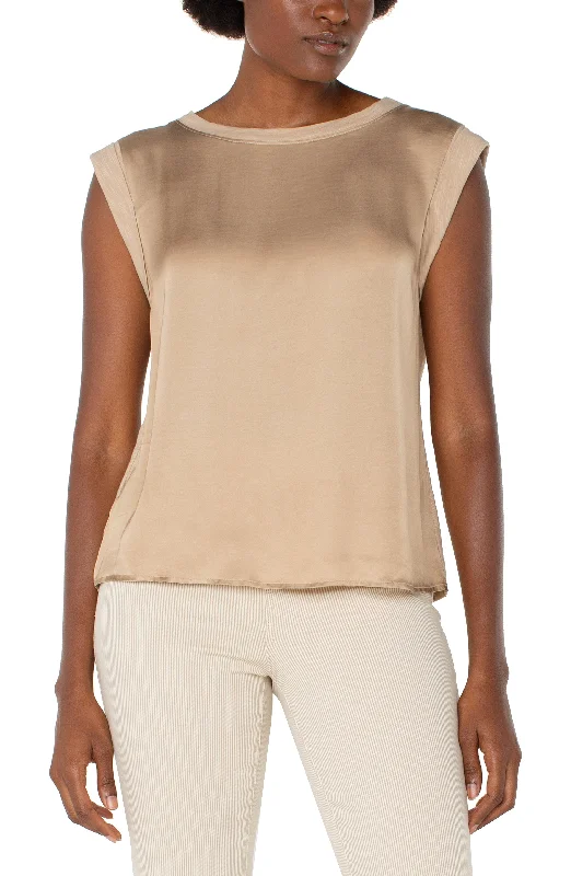 Women's Jodhpurs with ZipperSLEEVELESS WOVEN KNIT TOP