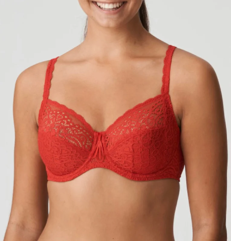 lightweight mesh sports brasI Do Bra 0141603 - Scarlet