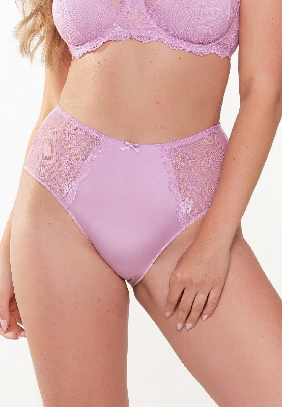 lingerie sets with matching robesDAILY High Waist Brief 1400B-1 143 Pink Lavender