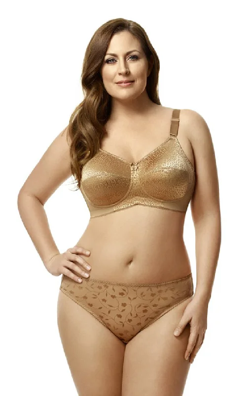 full-coverage underwire brasLeopard Lace Softcup 1203 Mocha