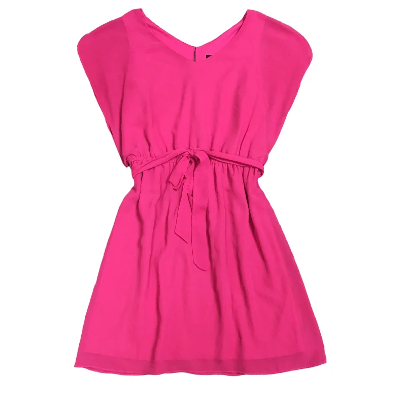 Women's Sweetheart-Neck DressesPink Dress Casual Short Msk, Size 10