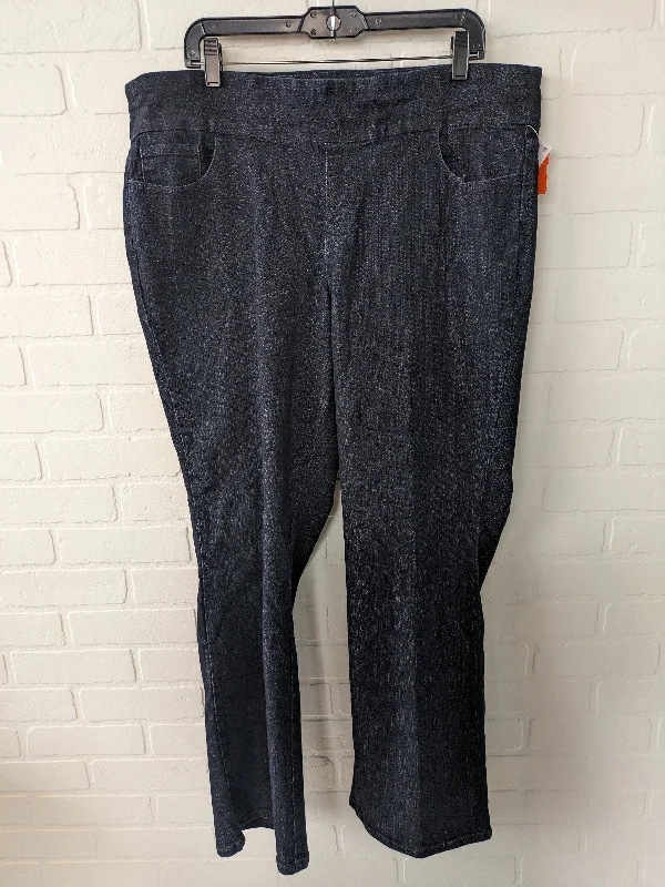 Women's Jodhpurs with Full LengthJeans Boot Cut By Denim And Co Qvc  Size: 20