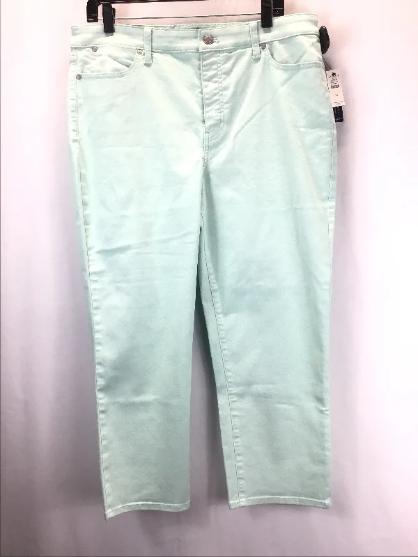 Women's Jodhpurs with V-Shaped HemJeans Cropped By Talbots O  Size: 14