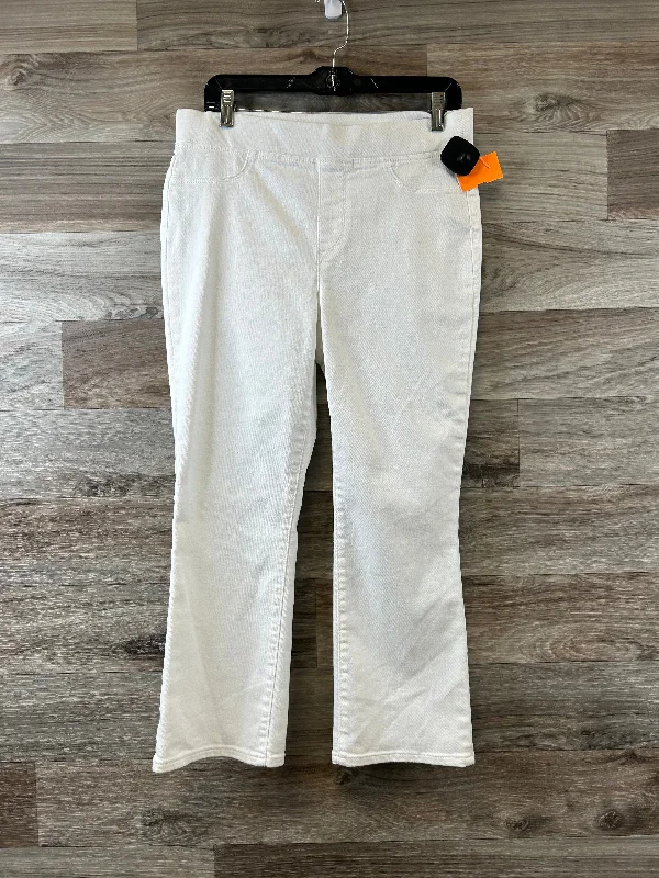 Women's Jodhpurs with Peter Pan CollarJeans Cropped By Talbots O  Size: 8